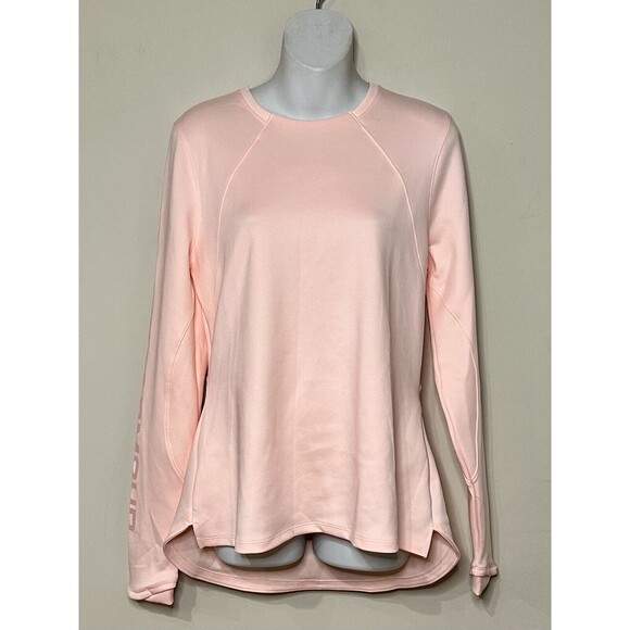 Under Armour Women's ColdGear Pink Long Sleeve Top Size L NWT READ - Picture 1 of 5